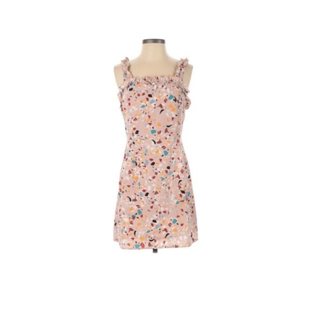 Lost + Wander Floral Pink Mini Dress